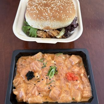 Basa Seafood Express - Soft shelled crab & spicy salmon poke - Poke Near Me - Castro Valley, California Basa Seafood Express - Soft shelled crab & spicy salmon poke - Poke Near Me - Castro Valley, California