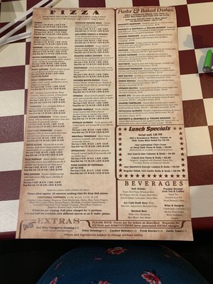 Menu photo 5 Olde Town Pizzeria Brandon, FL