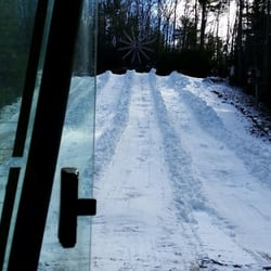 Moonshine Mountain Snow Tubing Park - View from the snowcat