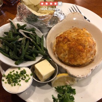 Jerry's Seafood - "Crab bomb" with sting beans, and baked potato. - Seafood Near Me - Bowie, Maryland Jerry's Seafood - "Crab bomb" with sting beans, and baked potato. - Seafood Near Me - Bowie, Maryland