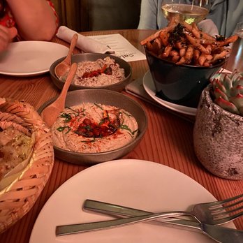 Calabra - Hummus, baba gannoush and Greek fries - Mediterranean Near Me - Santa Monica, California Calabra - Hummus, baba gannoush and Greek fries - Mediterranean Near Me - Santa Monica, California