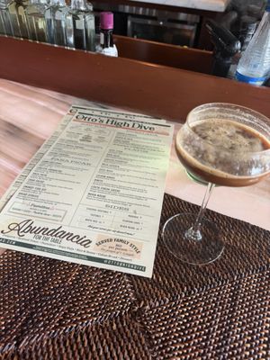 Menu photo 3 Otto’s High Dive Orlando, FL