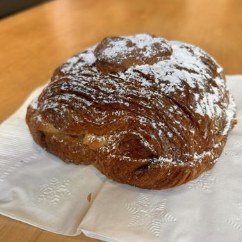 Arsicault - Side view of chocolate almond croissant - Bakeries Near Me - San Francisco, California Arsicault - Side view of chocolate almond croissant - Bakeries Near Me - San Francisco, California