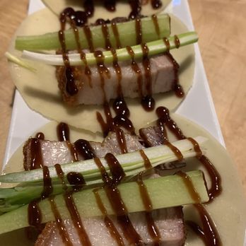 My Ma Dim Sum - Pork Belly Tacos (we asked for pork belly instead of pecking duck) - Dim Sum Near Me - Yakima, Washington My Ma Dim Sum - Pork Belly Tacos (we asked for pork belly instead of pecking duck) - Dim Sum Near Me - Yakima, Washington