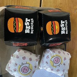 Fried Chicken Sandwiches, Ramen Burger Fried Chicken Sandwiches, Ramen Burger