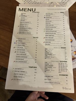 Menu photo 5 Green Leaf Sushi Vancouver, BC