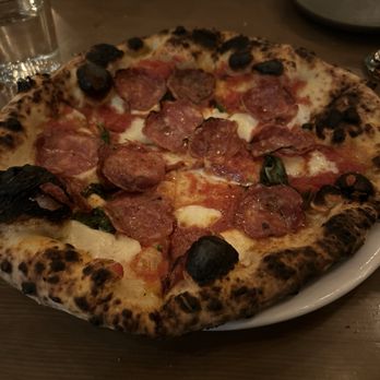 Marlena - Spicy salami pizza - Coffee & Tea Near Me - Long Beach, California Marlena - Spicy salami pizza - Coffee & Tea Near Me - Long Beach, California