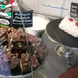 Relish Cafe - Malteser cake and berry roulade