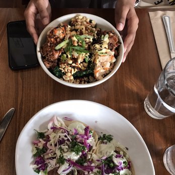 Seabirds Kitchen - Fried avo tacos and bipimbap bowl - Vegan Near Me - Costa Mesa, California