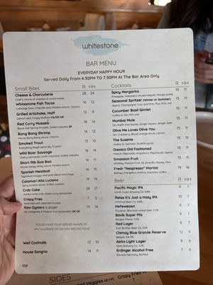 Menu photo 7 Whitestone Restaurant & Bar Dana Point, CA Menu photo 7 Whitestone Restaurant & Bar Dana Point, CA