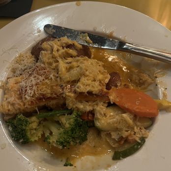 Luna Bella - Salmon topped with Crab - Italian Near Me - Hot Springs, Arkansas Luna Bella - Salmon topped with Crab - Italian Near Me - Hot Springs, Arkansas