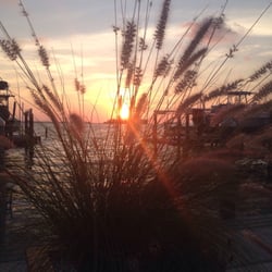 Speckled Trout Marina - Sunset on the marina