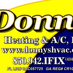 Donny's Heating & Air Conditioning - New Logo!