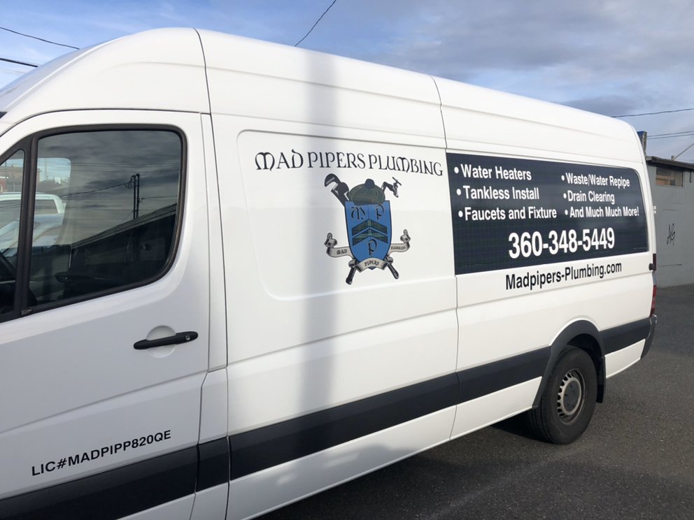 Slide of Mad Pipers Plumbing