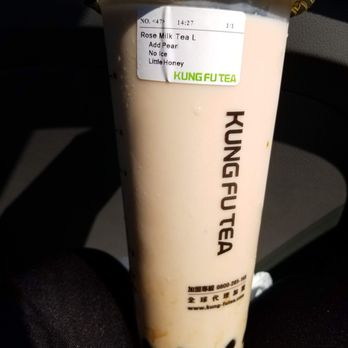 Kung Fu Tea - Rose Milk Tea - Bubble Tea Near Me - Toronto, Ontario