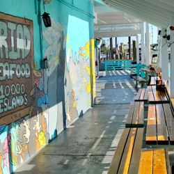 Triad Seafood - Outdoor seating