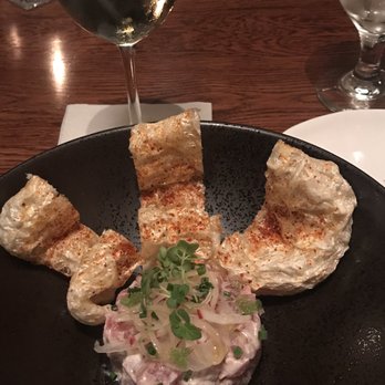 Circa 1922 - Tuna tartar w/ chicharron - Tapas Bars Near Me - Wilmington, North Carolina Circa 1922 - Tuna tartar w/ chicharron - Tapas Bars Near Me - Wilmington, North Carolina
