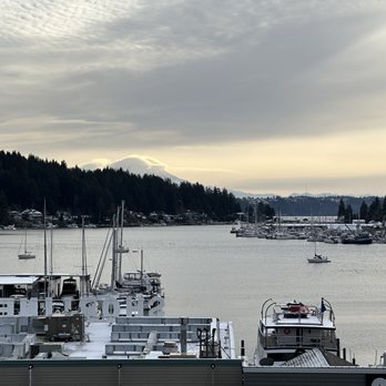 Devoted Kiss Cafe - The view from the window inside the restaurant look about like this. - Breakfast & Brunch Near Me - Gig Harbor, Washington Devoted Kiss Cafe - The view from the window inside the restaurant look about like this. - Breakfast & Brunch Near Me - Gig Harbor, Washington