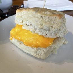 Egg and cheese biscuit.