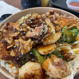 Chicken and shrimp bowl! Chicken and shrimp bowl!