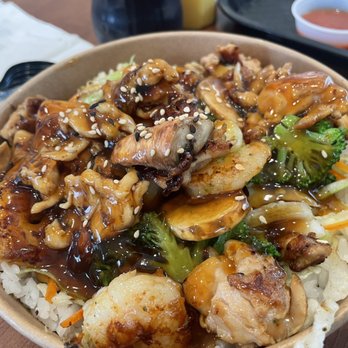 Edo Japan - Chicken and shrimp bowl! - Japanese Near Me - Victoria, British Columbia Edo Japan - Chicken and shrimp bowl! - Japanese Near Me - Victoria, British Columbia