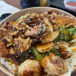 Edo Japan - Chicken and shrimp bowl!