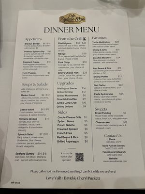 Menu photo 4 Cafe Sydnie Mae Breaux Bridge, LA