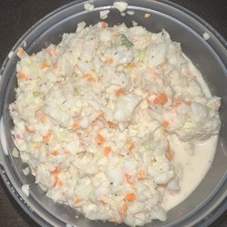 Coleslaw was excellent