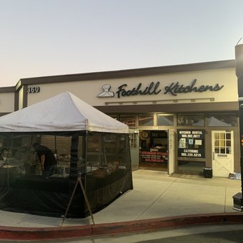 Foothill Kitchens - Outside the foothill kitchen. Food booths - Kitchen Incubators Near Me - Upland, California