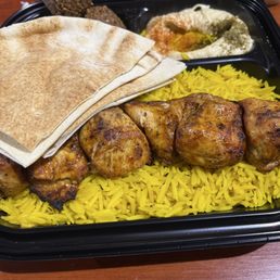 Chicken Kabob Plate everything was good and I love that it is made to order. Chicken Kabob Plate everything was good and I love that it is made to order.