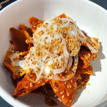Atla - Red chilaquiles - Mexican Near Me - New York, New York Atla - Red chilaquiles - Mexican Near Me - New York, New York