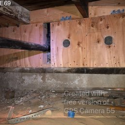 Sample of seismic retrofit work against "LA DBS - Number 1".