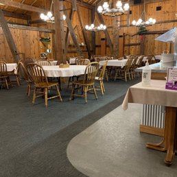 The dining room