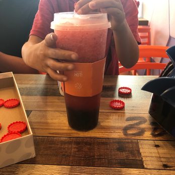 Yoxi Teatime - Strawberry slushie with boba - Bubble Tea Near Me - Glendora, California Yoxi Teatime - Strawberry slushie with boba - Bubble Tea Near Me - Glendora, California