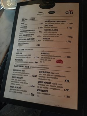 Menu photo 1 Moby Dick Buenos Aires, C