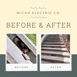 Micah Electric - Backyard steps repaired and ready for summer entertaining
