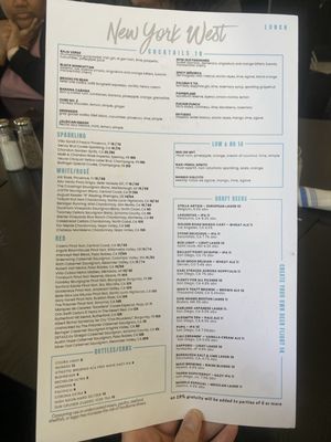 Menu photo 4 New York West San Diego, CA Menu photo 4 New York West San Diego, CA