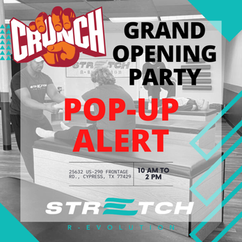 Stretch Revolution - POP-UP ALERT!! - Fitness & Instruction Near Me - Houston, Texas Stretch Revolution - POP-UP ALERT!! - Fitness & Instruction Near Me - Houston, Texas