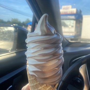 Jimmy T's Soft Serve - Twist in waffle cone - Ice Cream & Frozen Yogurt Near Me - Fredericksburg, Virginia