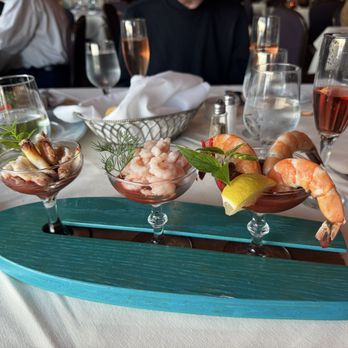 Bay View Restaurant & Lounge - Seafood trio - Seafood Near Me - Bodega Bay, California