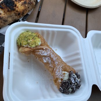 Pizzeria Vittoria - Holy Cannoli! A cream filled pastry delight worth trying for dessert! - Pizza Near Me - Savannah, Georgia Pizzeria Vittoria - Holy Cannoli! A cream filled pastry delight worth trying for dessert! - Pizza Near Me - Savannah, Georgia