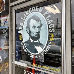 Abe Lincoln Flags Banners & Signs