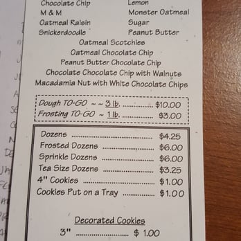 Eileen's Colossal Cookies - Menu - Bakeries Near Me - Oklahoma City, Oklahoma Eileen's Colossal Cookies - Menu - Bakeries Near Me - Oklahoma City, Oklahoma