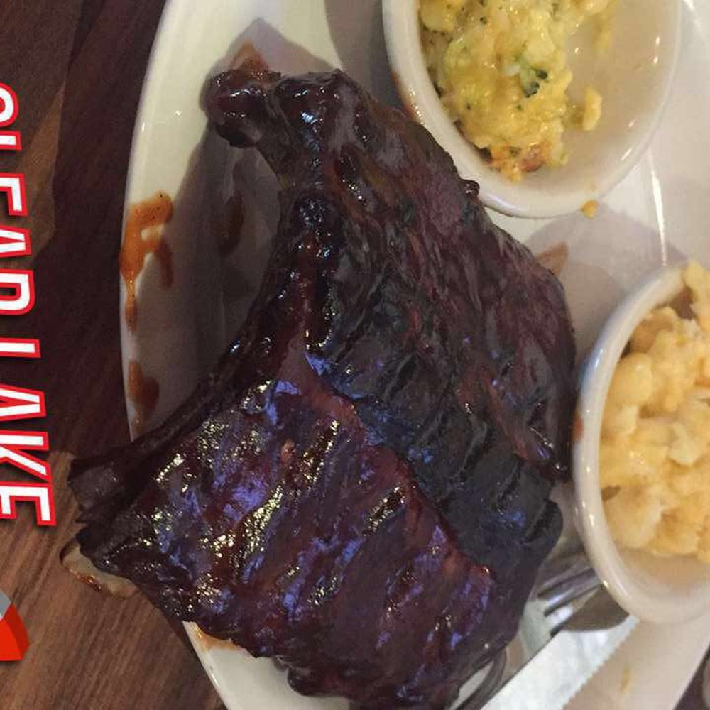 Cheddar's Scratch Kitchen - Tender Half Rack of Ribs w/Broccoli Cheese Casserole and Mac n Cheese - American Near Me - Webster, Texas