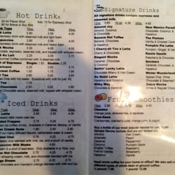 Plateau Espresso - Menu