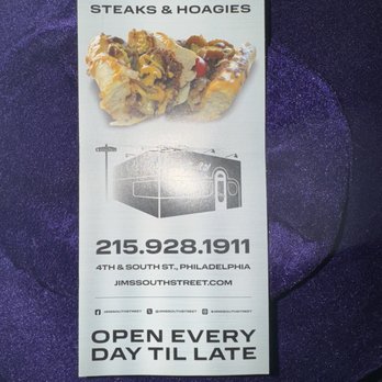 Jim's South St - Sandwiches Near Me - Philadelphia, Pennsylvania