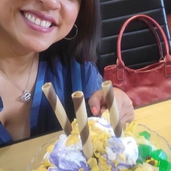 Chicken Ati-Atihan - This Halo Halo is enough to share with 5 people! - Filipino Near Me - Niles, Illinois Chicken Ati-Atihan - This Halo Halo is enough to share with 5 people! - Filipino Near Me - Niles, Illinois