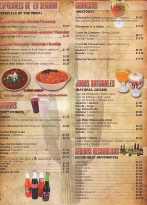 Menu photo 6 Taqueria El Tio Aurora, IL