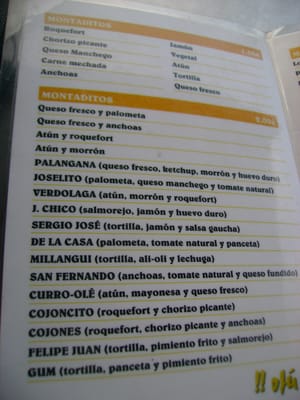 Menu photo 2 J. Chico Seville, SE