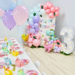 Tiny Tots Play Cafe - 3rd birthday party - Dino themed